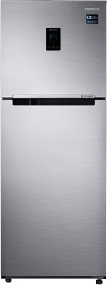 SAMSUNG 345 L Frost Free Double Door 3 Star Convertible Refrigerator(Elegant Inox, RT37T4513S8/HL)