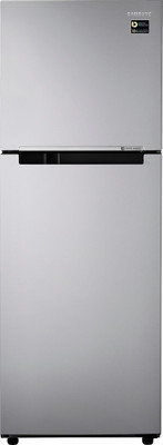 Samsung 253 L Frost Free Double Door 2 Star (2020) Refrigerator(Elective Silver, RT28T3032SE/HL)