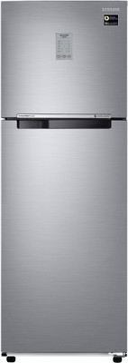 SAMSUNG 275 L Frost Free Double Door 3 Star Convertible Refrigerator(Refined Inox,...