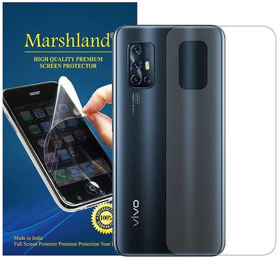 MARSHLAND Back Screen Guard for Vivo V17 Tpu, TPU Transperent(Pack of 1)