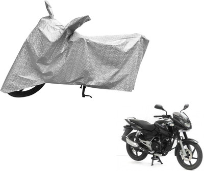 MOCKHE Waterproof Two Wheeler Cover for Bajaj(Pulsar, Silver)