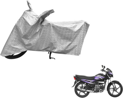 MOCKHE Waterproof Two Wheeler Cover for Hero(Super Splendor, Silver)