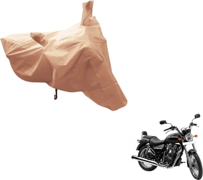 Amanzo Two Wheeler Cover for Royal Enfield(Thunderbird 350, Beige)