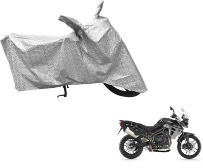 Amanzo Waterproof Two Wheeler Cover for Triumph(Tiger 800 XR, Silver)