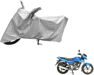 MOCKHE Waterproof Two Wheeler Cover for Bajaj(Silver)