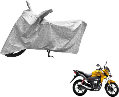 Auto Hub Waterproof Two Wheeler Cover for Honda(CB Twister, Silver)