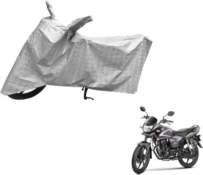 Auto Hub Waterproof Two Wheeler Cover for Honda(CB Shine, Silver)