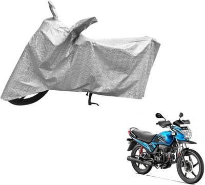 MOCKHE Waterproof Two Wheeler Cover for Hero(Passion Pro, Silver)