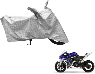 Flipkart SmartBuy Waterproof Two Wheeler Cover for Yamaha(YZF R25, Silver)