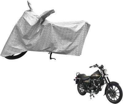 Auto Hub Waterproof Two Wheeler Cover for Bajaj(Avenger 220 Street, Silver)