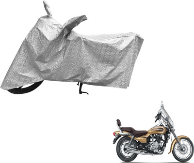 Auto Hub Waterproof Two Wheeler Cover for Bajaj(Avenger 220 Cruise, Silver)