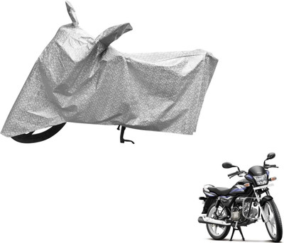 MOCKHE Waterproof Two Wheeler Cover for Hero(Splendor Pro, Silver)