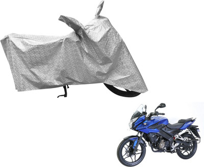 Flipkart SmartBuy Waterproof Two Wheeler Cover for Bajaj(Pulsar AS 150, Silver)