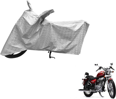 MOCKHE Waterproof Two Wheeler Cover for Royal Enfield(Thunderbird 500, Silver)