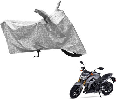 Flipkart SmartBuy Waterproof Two Wheeler Cover for Suzuki(GSX, Silver)