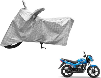MOCKHE Waterproof Two Wheeler Cover for TVS(Victor New, Silver)