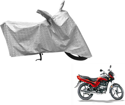 Flipkart SmartBuy Waterproof Two Wheeler Cover for Hero(Passion Plus, Silver)