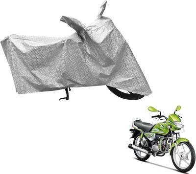 Flipkart SmartBuy Waterproof Two Wheeler Cover for Hero(HF Deluxe, Silver)