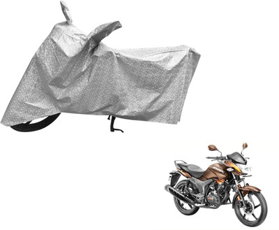 Auto Hub Waterproof Two Wheeler Cover for Hero(Hunk, Silver)