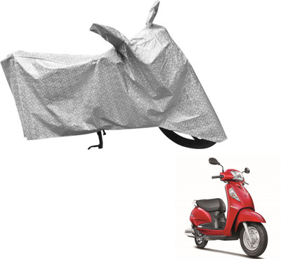 Flipkart SmartBuy Waterproof Two Wheeler Cover for Suzuki(Access SE, Silver)