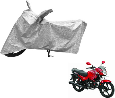 MOCKHE Waterproof Two Wheeler Cover for Hero(Glamour FI, Silver)