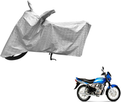 MOCKHE Waterproof Two Wheeler Cover for Bajaj(Silver)
