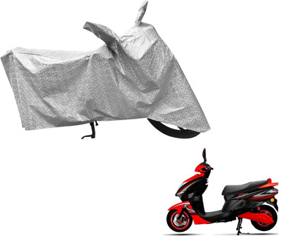 Flipkart SmartBuy Waterproof Two Wheeler Cover for Kinetic(Nova, Silver)