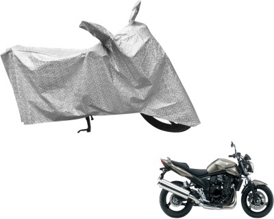 Flipkart SmartBuy Waterproof Two Wheeler Cover for Suzuki(Bandit, Silver)