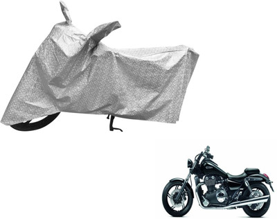 MOCKHE Waterproof Two Wheeler Cover for Triumph(Silver)