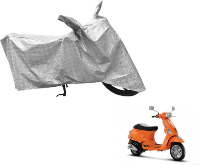 Flipkart SmartBuy Waterproof Two Wheeler Cover for Universal For Bike(Vespa SXL, Silver)
