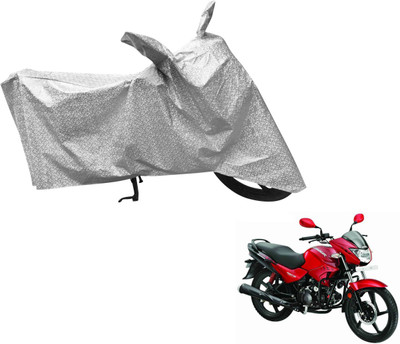 Flipkart SmartBuy Waterproof Two Wheeler Cover for Hero(Glamour FI, Silver)