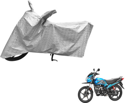 Auto Hub Waterproof Two Wheeler Cover for Hero(Passion Pro TR, Silver)