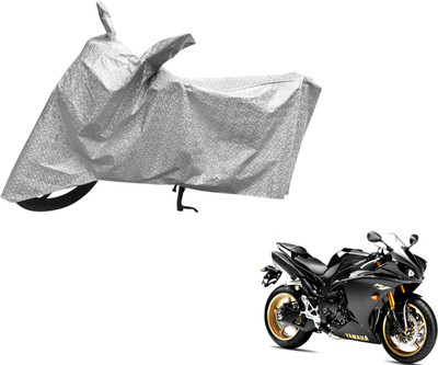 MOCKHE Waterproof Two Wheeler Cover for Yamaha(YZF R1, Silver)