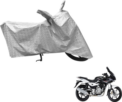 Flipkart SmartBuy Waterproof Two Wheeler Cover for Bajaj(Pulsar 220 DTS-i, Silver)
