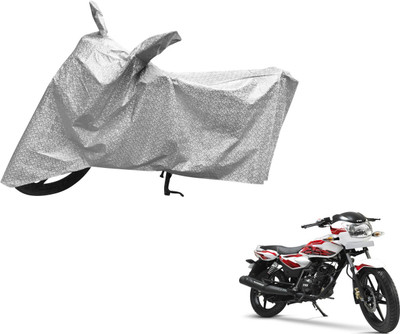 MOCKHE Waterproof Two Wheeler Cover for TVS(Phoenix 125, Silver)