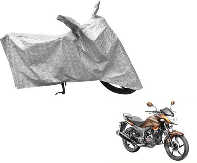 Flipkart SmartBuy Waterproof Two Wheeler Cover for Hero(Hunk, Silver)