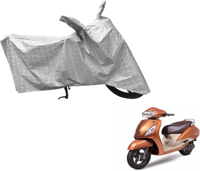 Flipkart SmartBuy Waterproof Two Wheeler Cover for TVS(Jupiter, Silver)