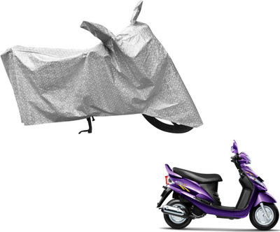 Flipkart SmartBuy Waterproof Two Wheeler Cover for Mahindra(Rodeo RZ, Silver)