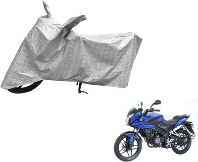 MOCKHE Waterproof Two Wheeler Cover for Bajaj(Pulsar AS 150, Silver)