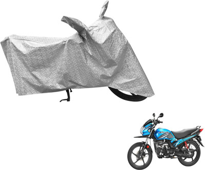 Flipkart SmartBuy Waterproof Two Wheeler Cover for Hero(Passion Pro TR, Silver)