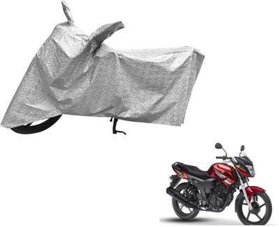 Auto Hub Waterproof Two Wheeler Cover for Yamaha(SZ X, Silver)