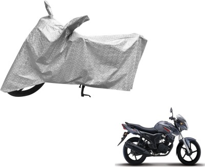 Auto Hub Waterproof Two Wheeler Cover for Yamaha(SZ-S, Silver)