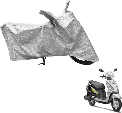 Flipkart SmartBuy Waterproof Two Wheeler Cover for Suzuki(Swish, Silver)