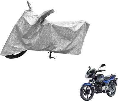 MOCKHE Waterproof Two Wheeler Cover for Bajaj(Pulsar 150 DTS-i, Silver)
