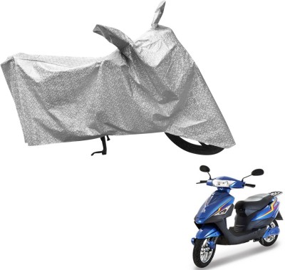 Flipkart SmartBuy Waterproof Two Wheeler Cover for Lohia(Oma Star, Silver)