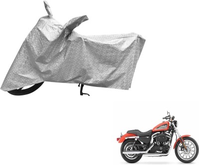 MOCKHE Waterproof Two Wheeler Cover for Harley Davidson(XL 883, Silver)