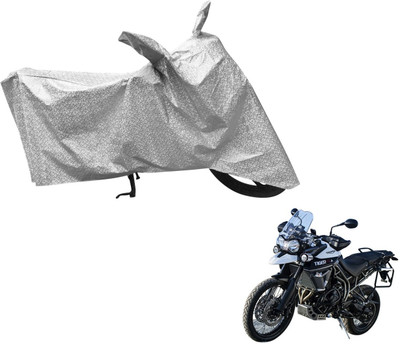Amanzo Waterproof Two Wheeler Cover for Triumph(Tiger 800 XCA, Silver)