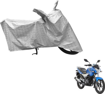 Amanzo Waterproof Two Wheeler Cover for Bajaj(Discover 125 DTS-i, Silver)