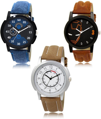 FERRIZZO New latest Designer Combo of 3 Analog Watch  - For Men