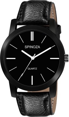 SPINOZA black professional style Analog Watch  - For Boys